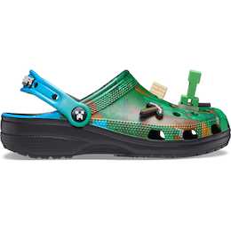 Crocs Kids' Grade/pre-school Minecraft Classic Clog with Jibbitz Charms