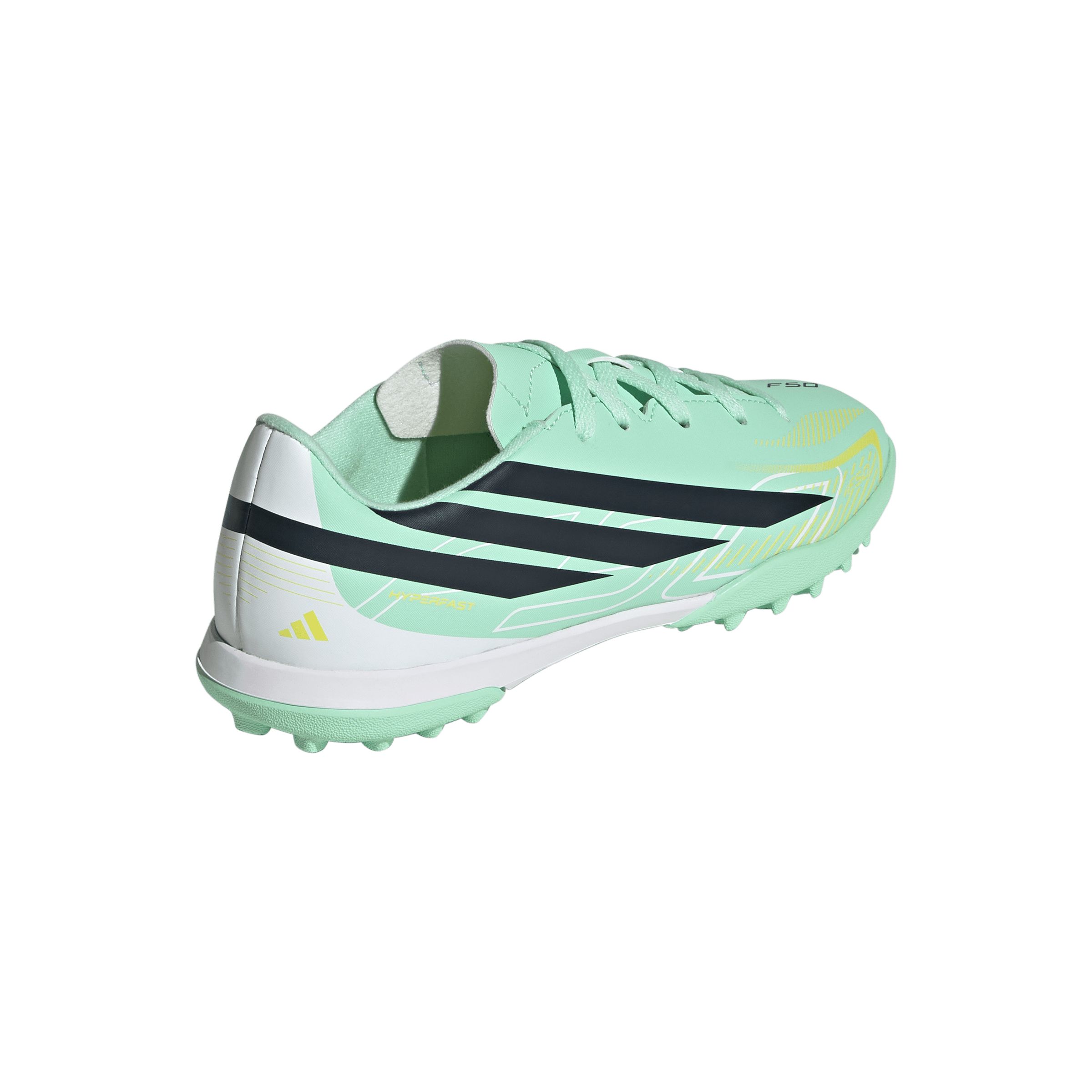 adidas Kids' F50 Hyperfast Club Turf Indoor Soccer Shoes