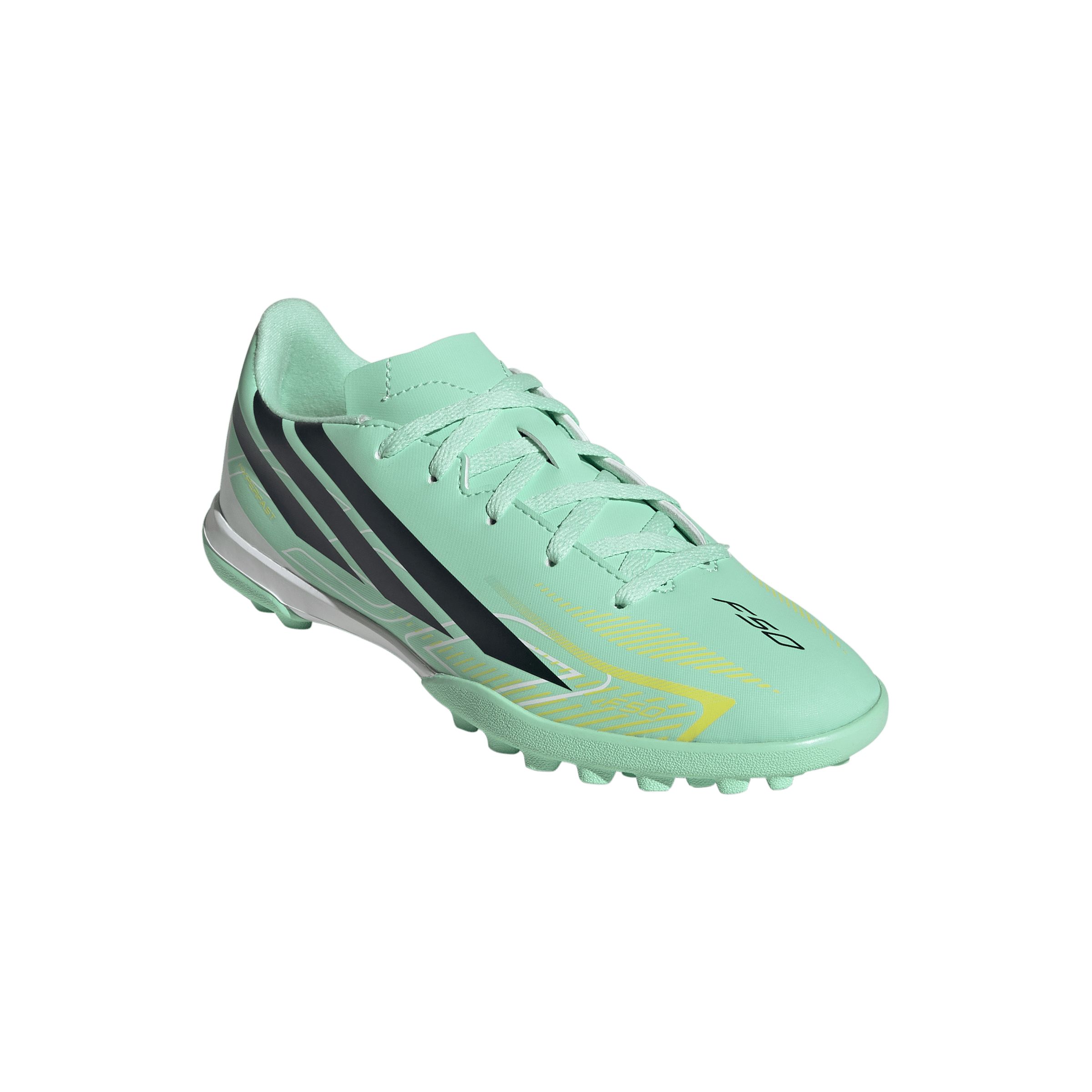 adidas Kids' F50 Hyperfast Club Turf Indoor Soccer Shoes