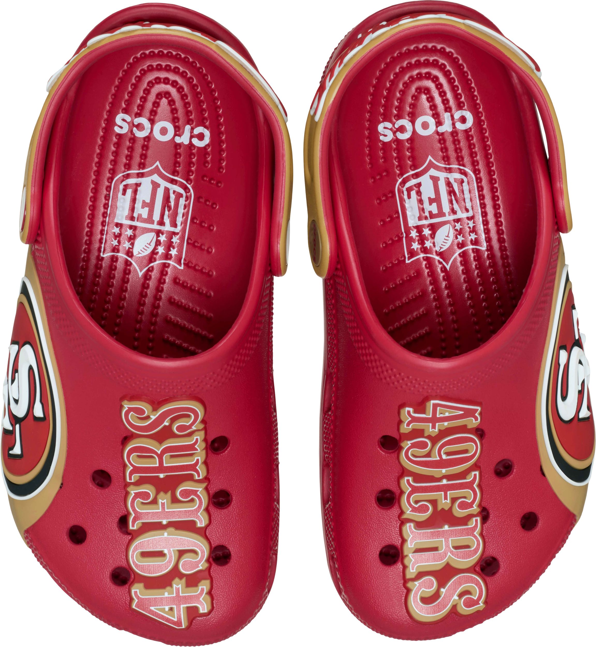 Crocs Kids' Grade/Pre-School NFL 49ers Clogs