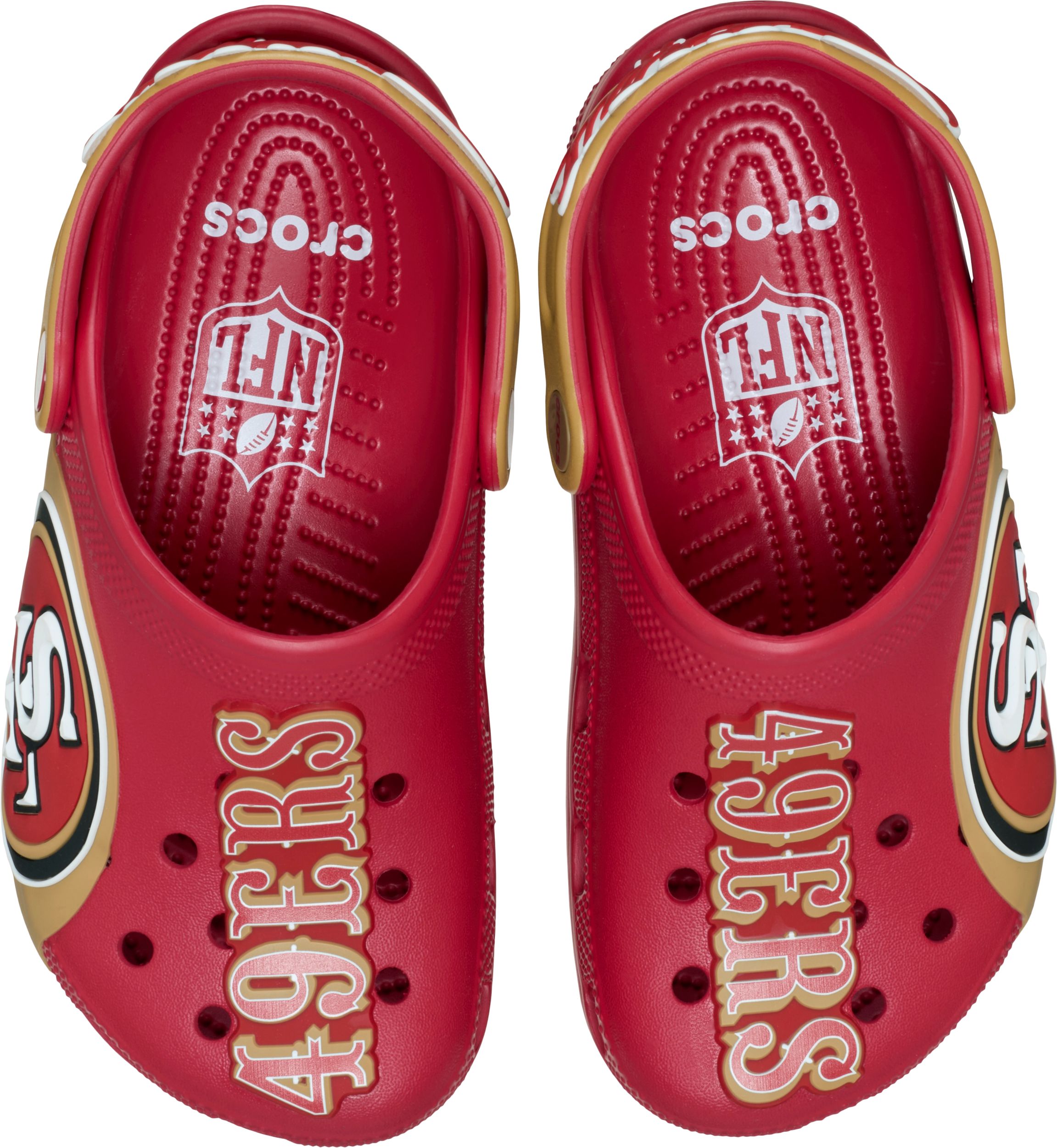 Crocs Kids' Grade/Pre-School NFL 49ers Clogs