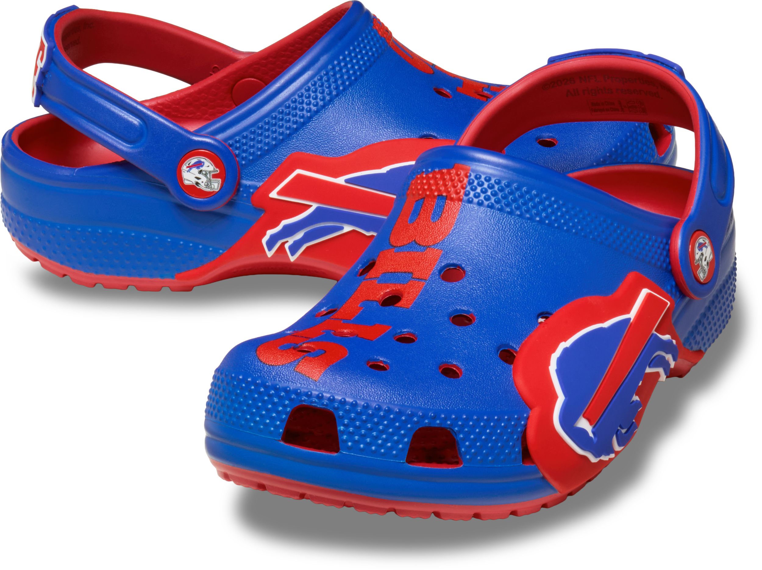 Crocs Kids' Grade/Pre-School NFL Bills Clogs