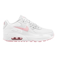 Nike Girls' Grade School Air Max 90 Leather Shoes Side_Right