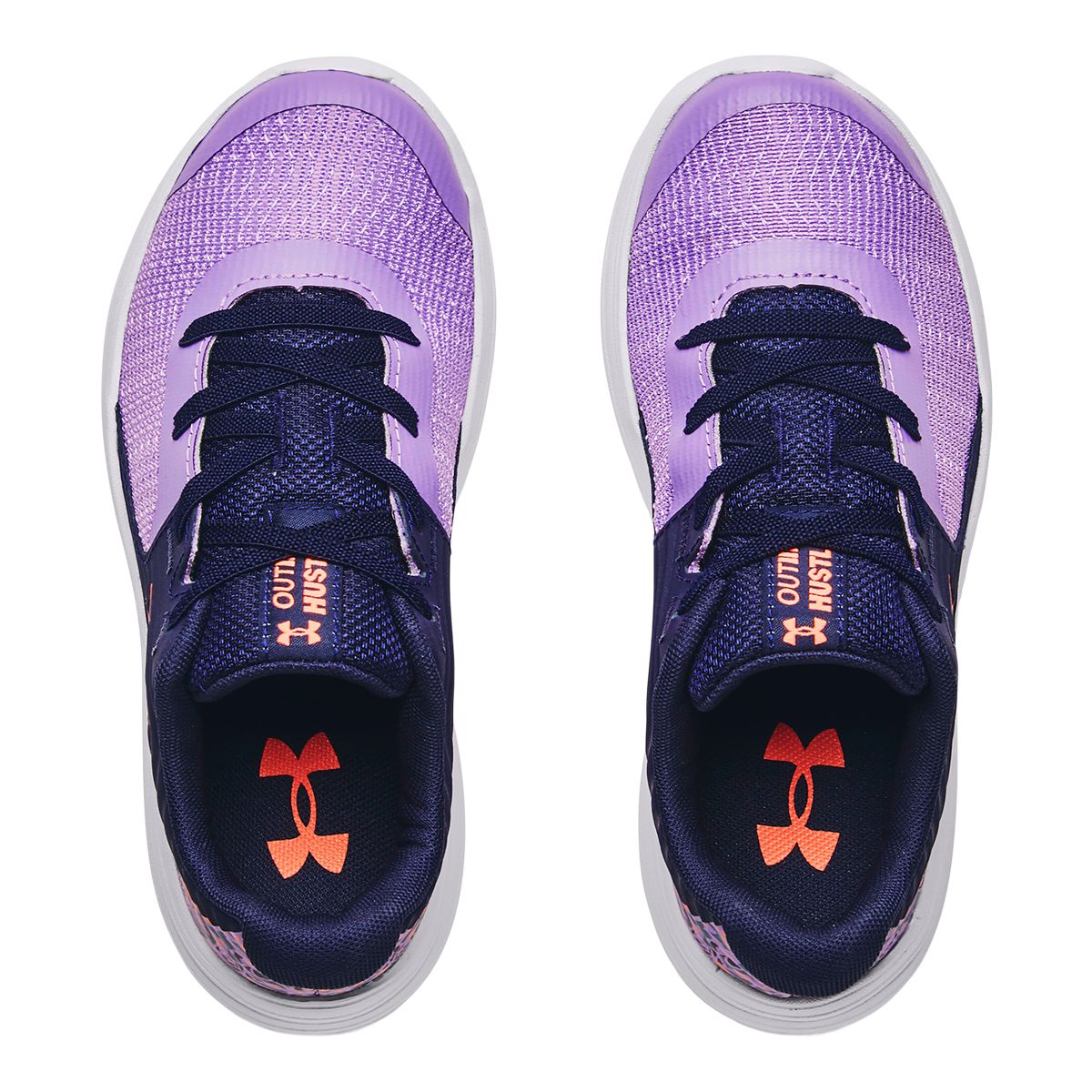 Under Armour Kids' Pre-School Outhustle AC Sneakers, Girls', Lightweight