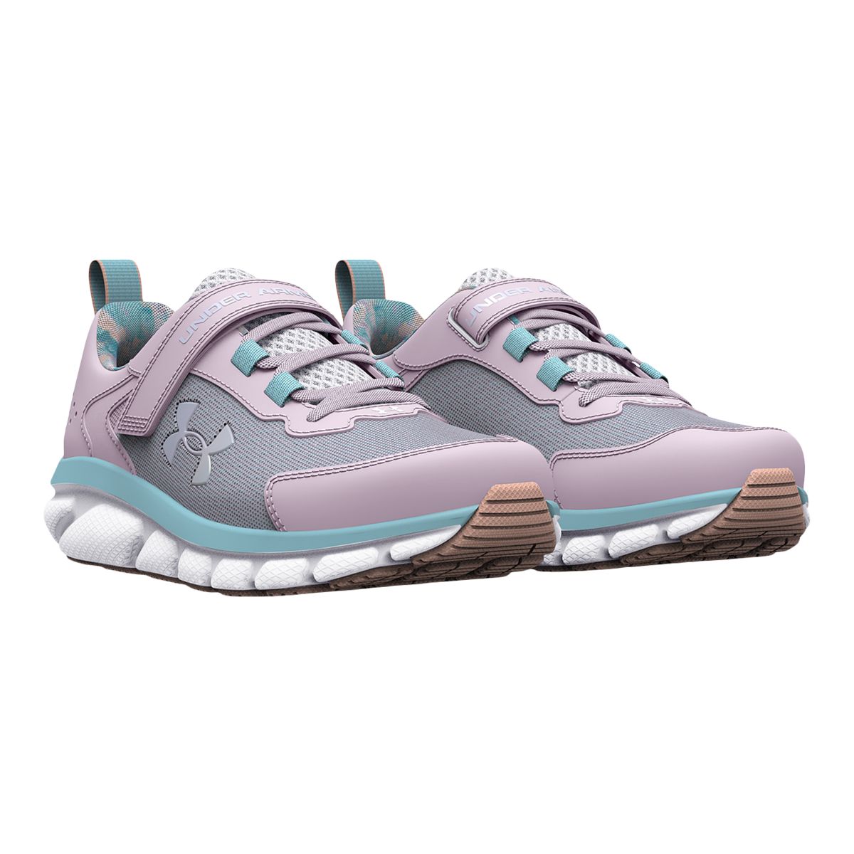 Under Armour Kids' Pre-School Assert 9 Sky AC Sneakers, Girls', Running, Cushioned