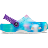 Crocs Kids' Pre-School/Grade School Classic Solarized Clog Slide Sandals, Girls', Beach Side_Right