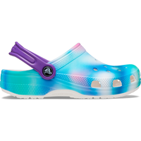 Crocs Kids' Pre-School/Grade School Classic Solarized Clog Slide Sandals, Girls', Beach Side_Right