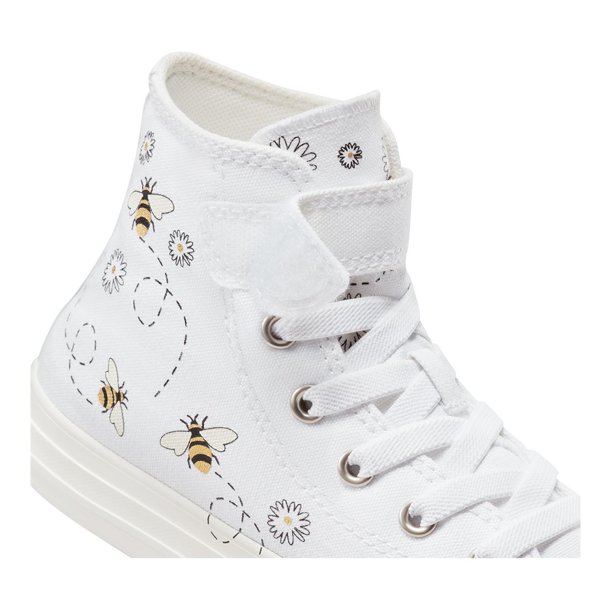 Converse Kids' Pre-School Chuck Taylor All Star 1V Bee Yourself Shoes, Girls, High Top