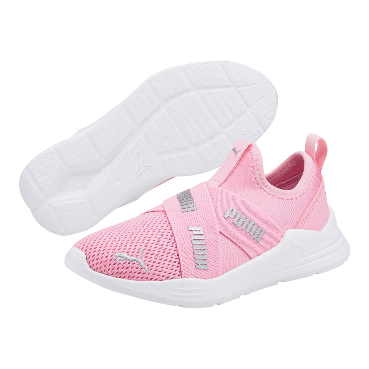 Puma Girls' Preschool Run Summer Junior Wired Sneakers