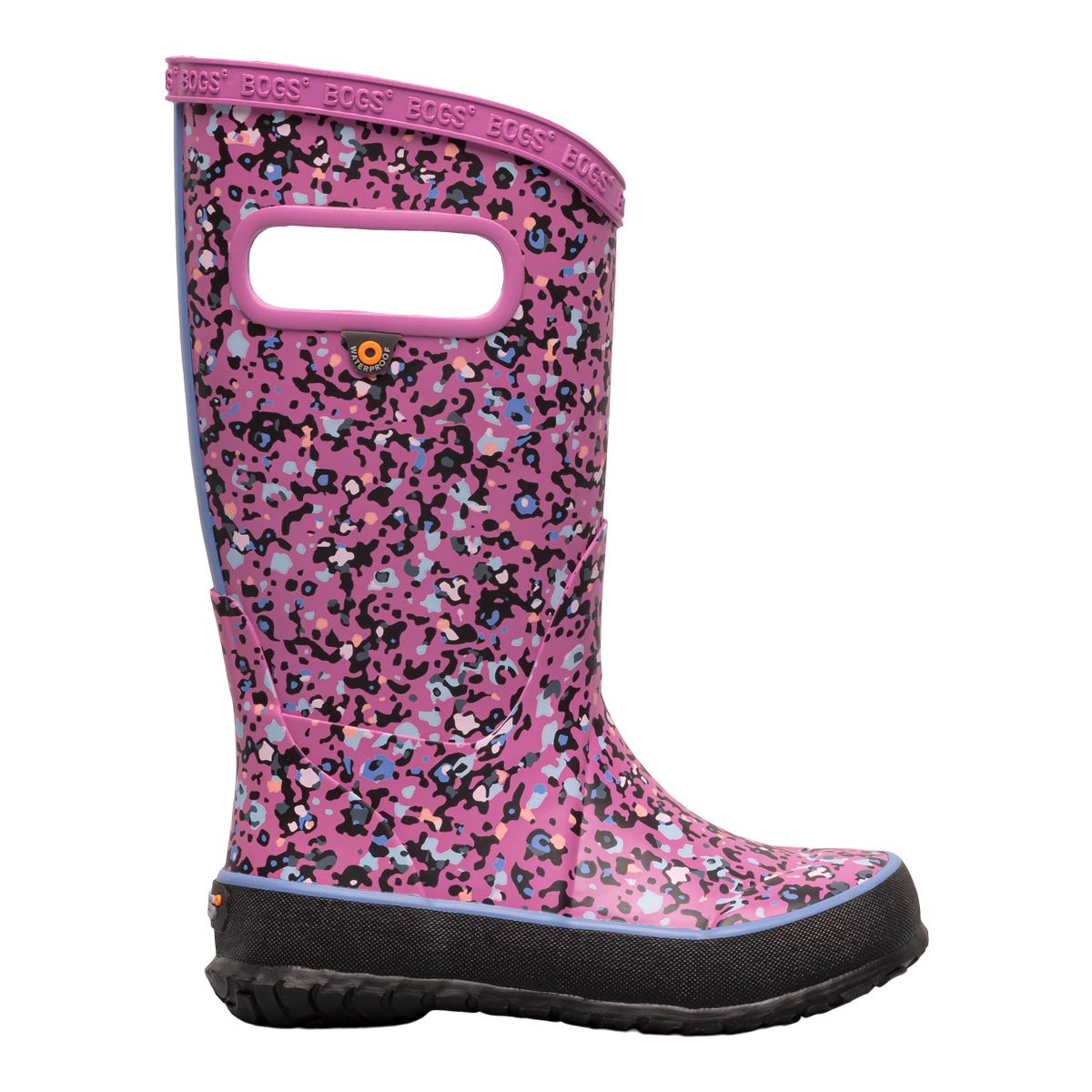 Bogs Kids' Pre-School/Grade School Little Textures Rubber Rain Boots  Girls' Waterproof