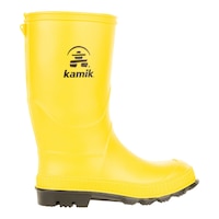Kamik Kids' Pre-School/Grade School Stomp Rubber Rain Boots, Girls', Waterproof, Tall Side_Right
