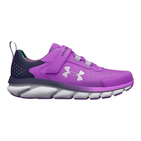 Under Armour Girls' Pre-School Assert 9 AC Running Shoes Side_Right