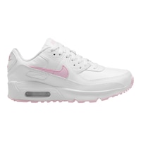 Nike Kids' Grade School Air Max 90 LTR Shoes, Girls, Low Top, Sneakers, Cushioned Side_Right