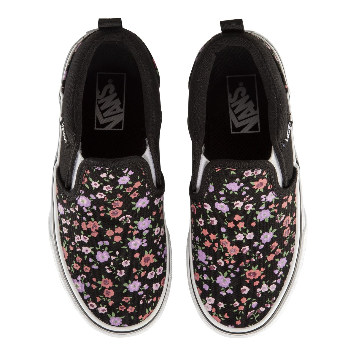 Vans Girls' Grade/Pre-School Asher Ditsy Floral Skate Shoes
