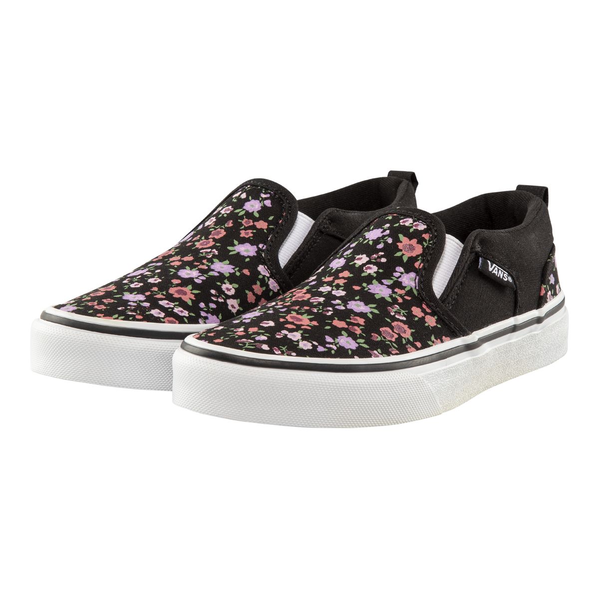 Vans Girls' Grade/Pre-School Asher Ditsy Floral Skate Shoes