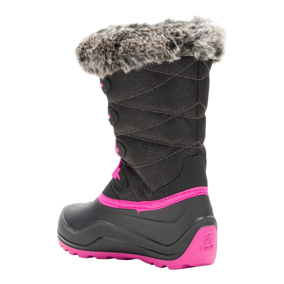 Kamik Kids' Snowangel 4 Waterproof Insulated Fleece Lined Winter Boots