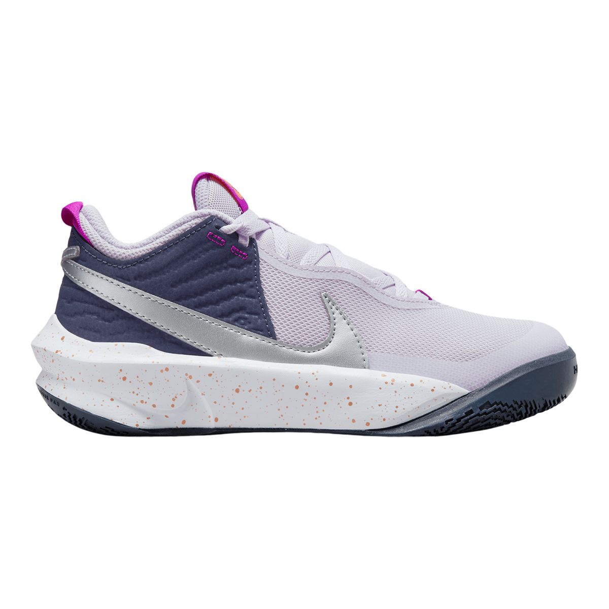 Nike Girls' Grade School Team Hustle 10 SE Wide Running Shoes