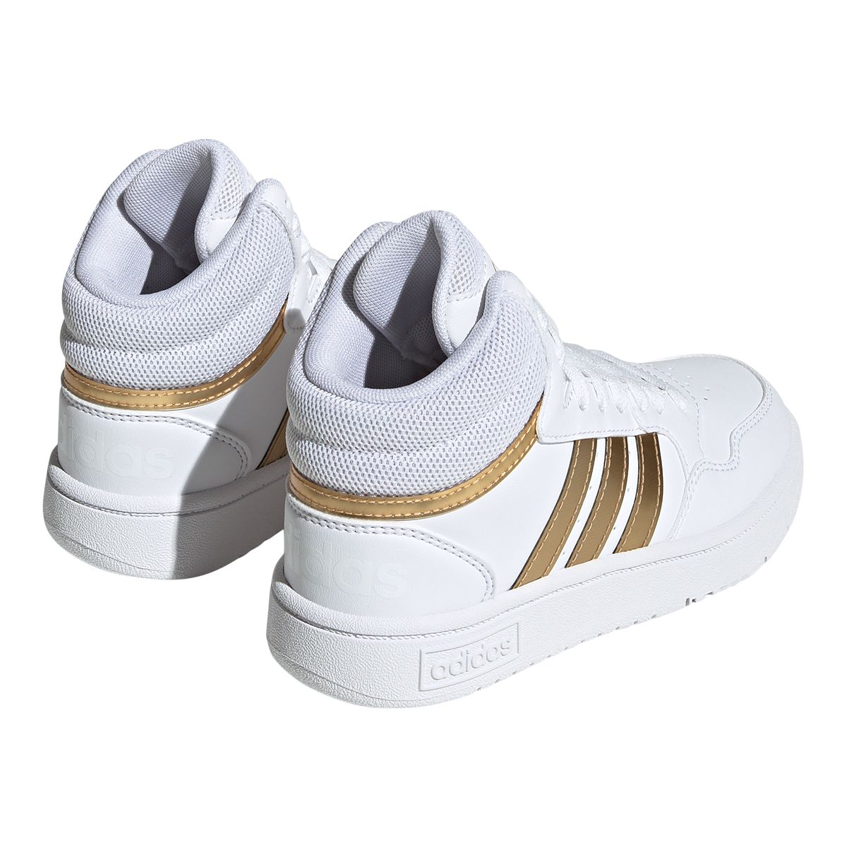 adidas Girls' Grade School Hoops Mid 3.0 Shoes