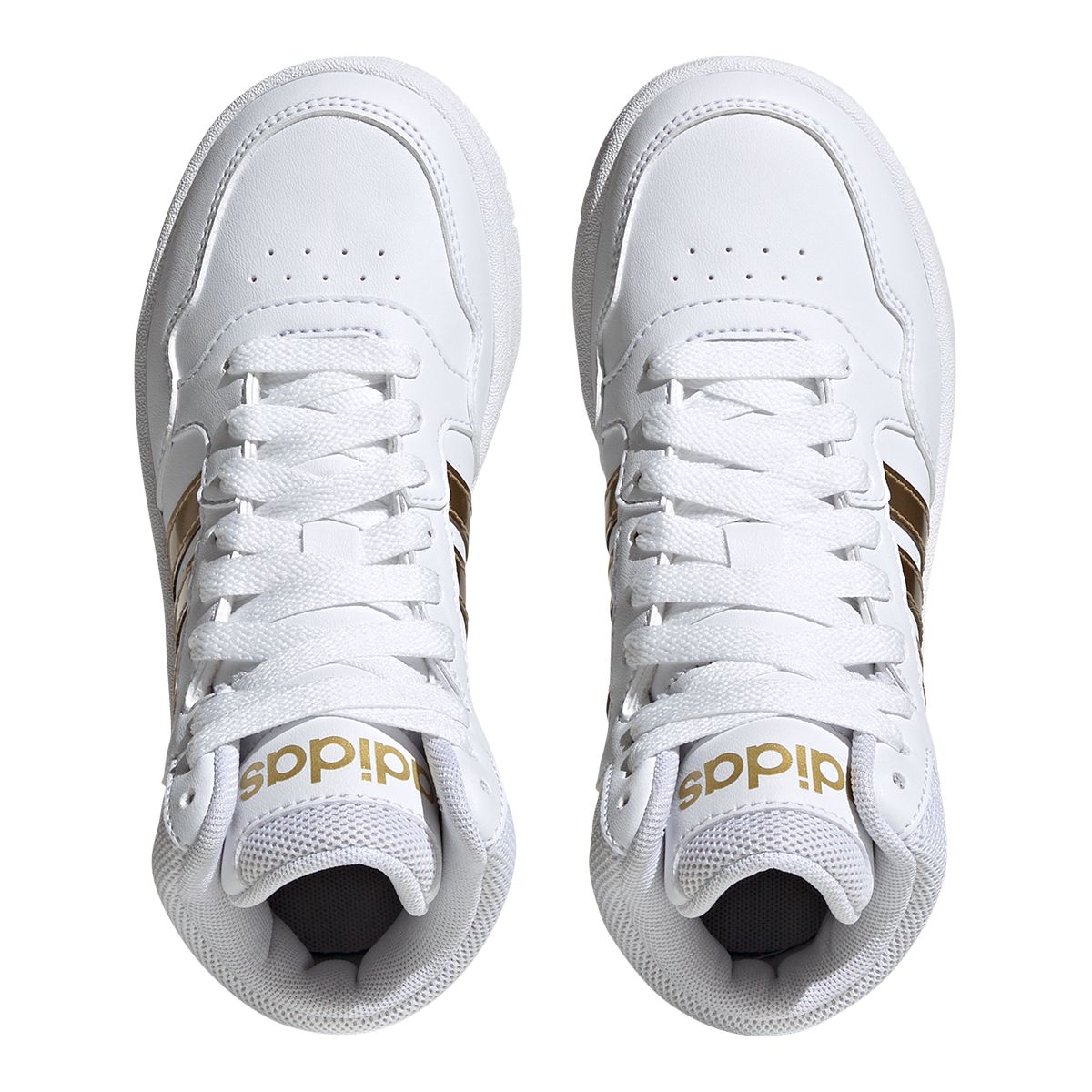 adidas Girls' Grade School Hoops Mid 3.0 Shoes