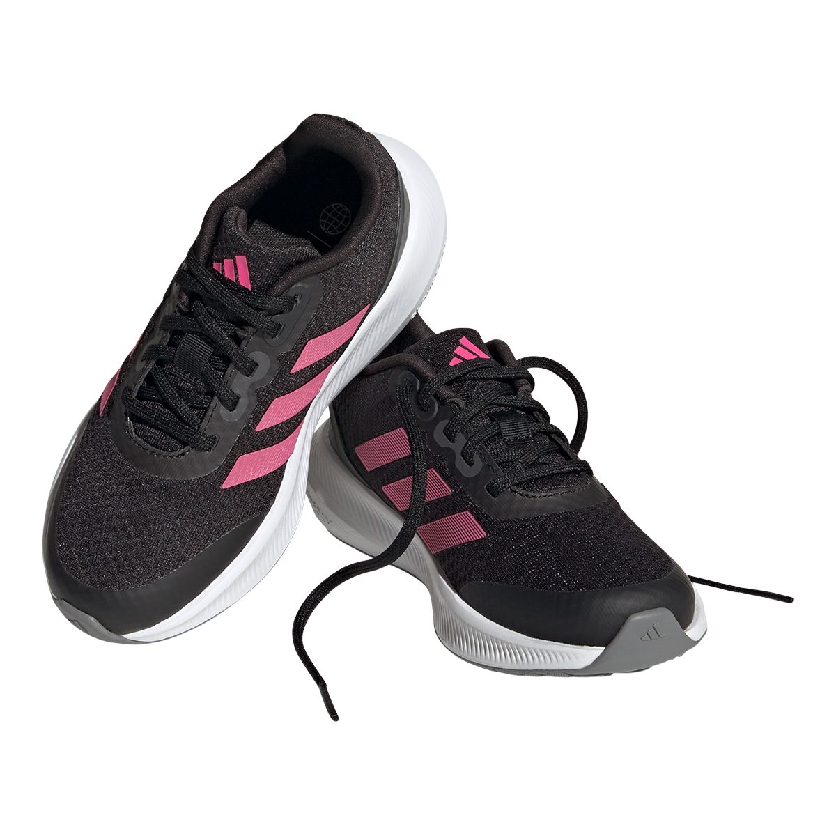 Free run 5.0 black/pink grade school girls' running outlet shoe