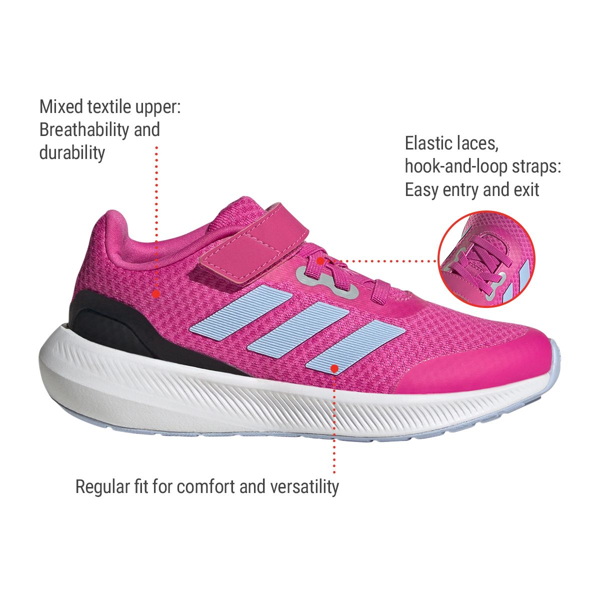【ADIDAS】3S Baby Tea JY4857 adidas Unisex-Child Zx 360 Sneaker, Black/White/Black, 6.5