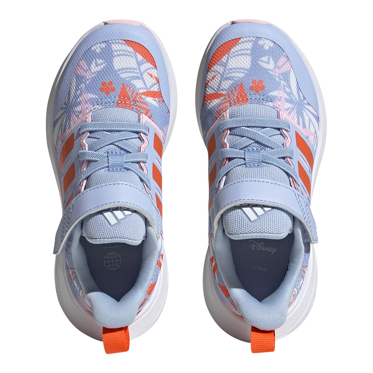 adidas Girls' Pre-School Fortarun 2.0 Moana Elastic K Running Shoes