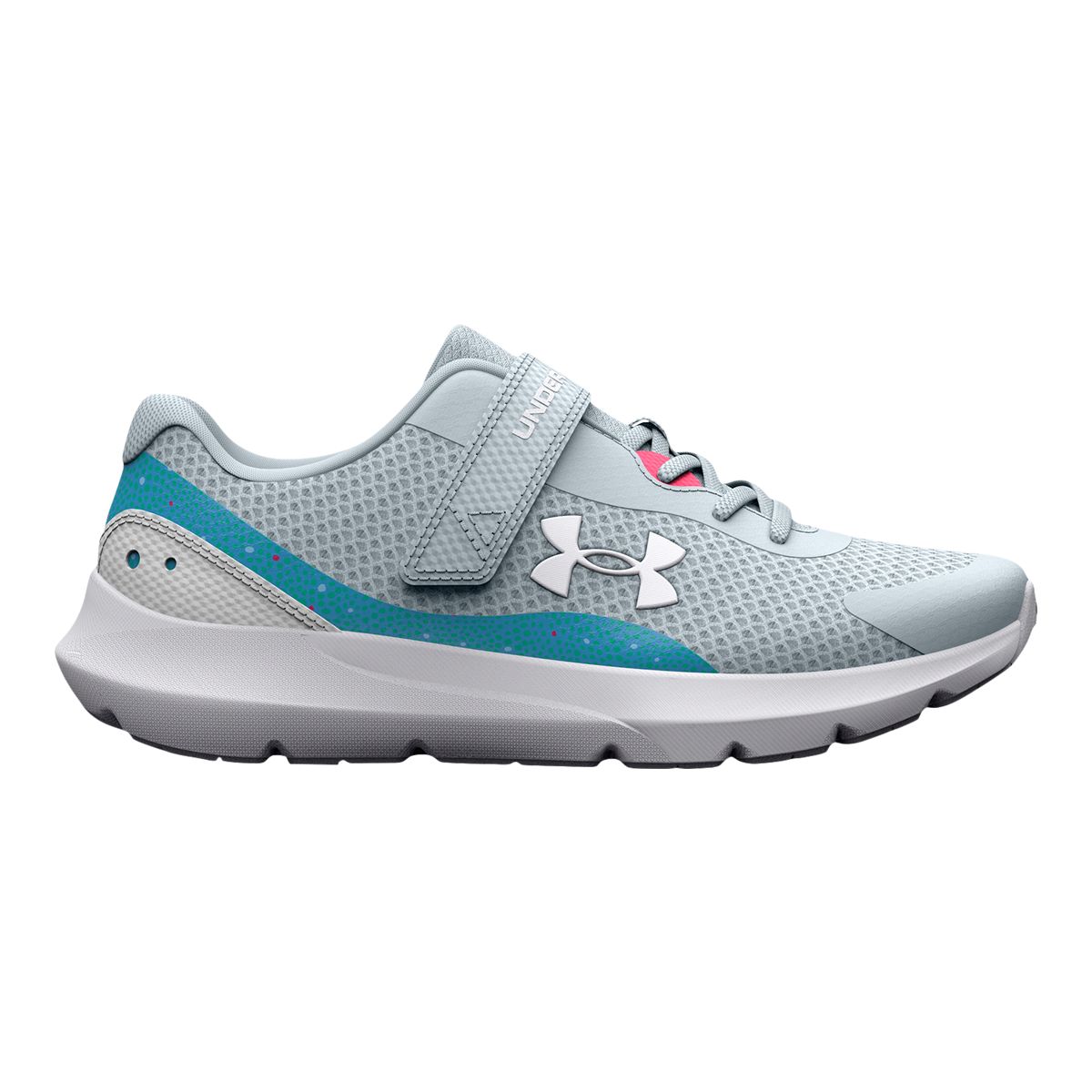 Under Armour Girls' Pre-School Surge 3 AC Print Running Shoes