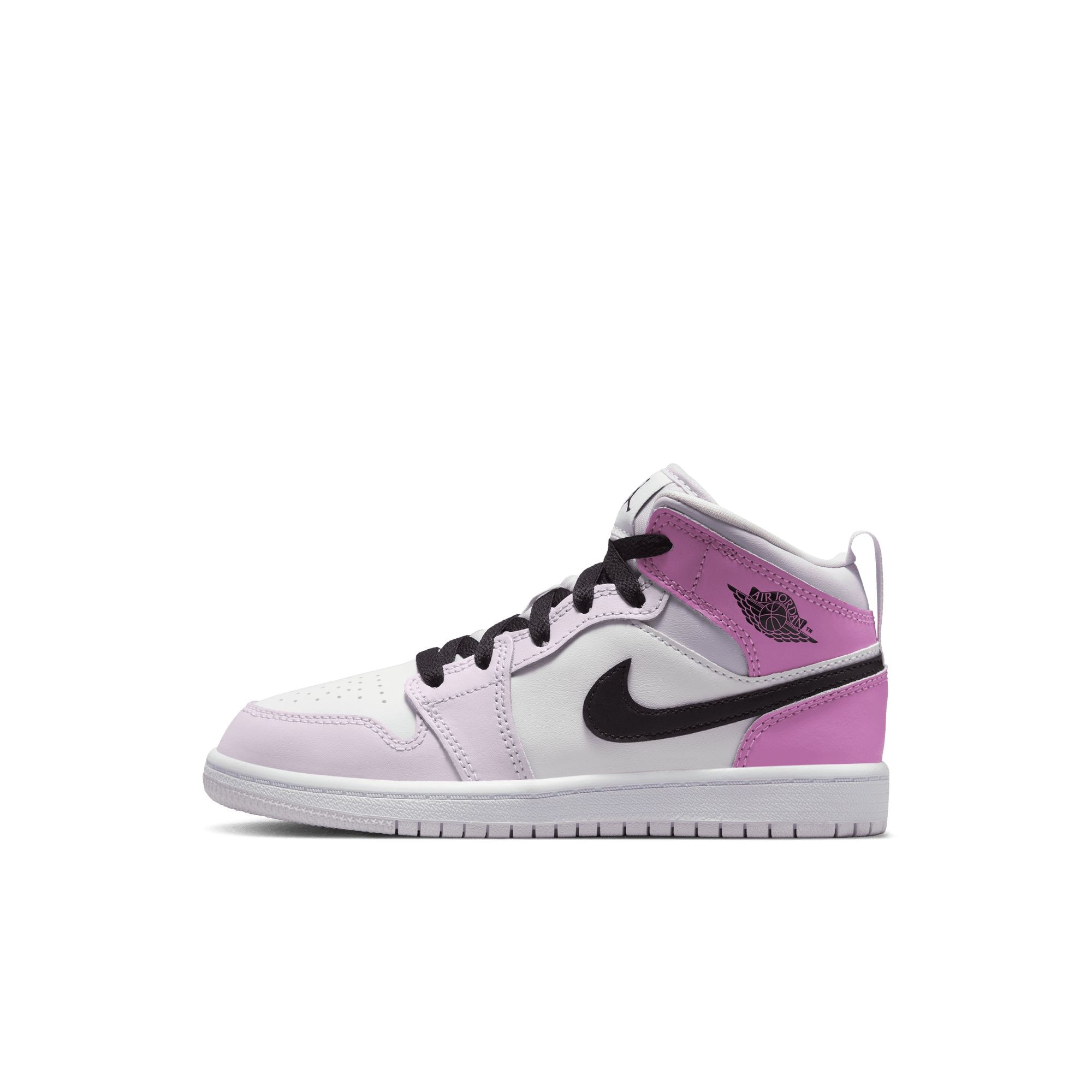 Nike Girls' Pre-School Jordan 1 Mid Running Shoes