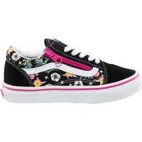 Vans Girls' Pre-School Old Skool Zip Skate Shoes Side_Right