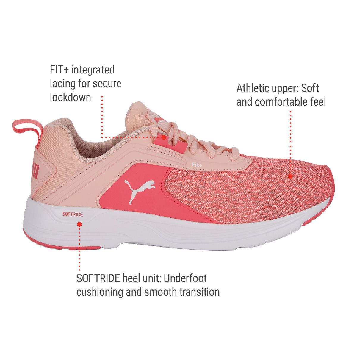 PUMA Kids' Grade School Comet 2 Running Shoes