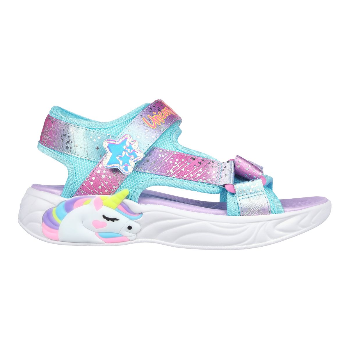 Image of Skechers Girls' Pre-School Unicorn Dreams Sandals