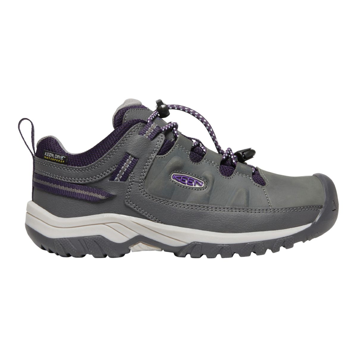 KEEN Girls' Grade/Pre-School Targhee Low Waterproof Hiking Shoes