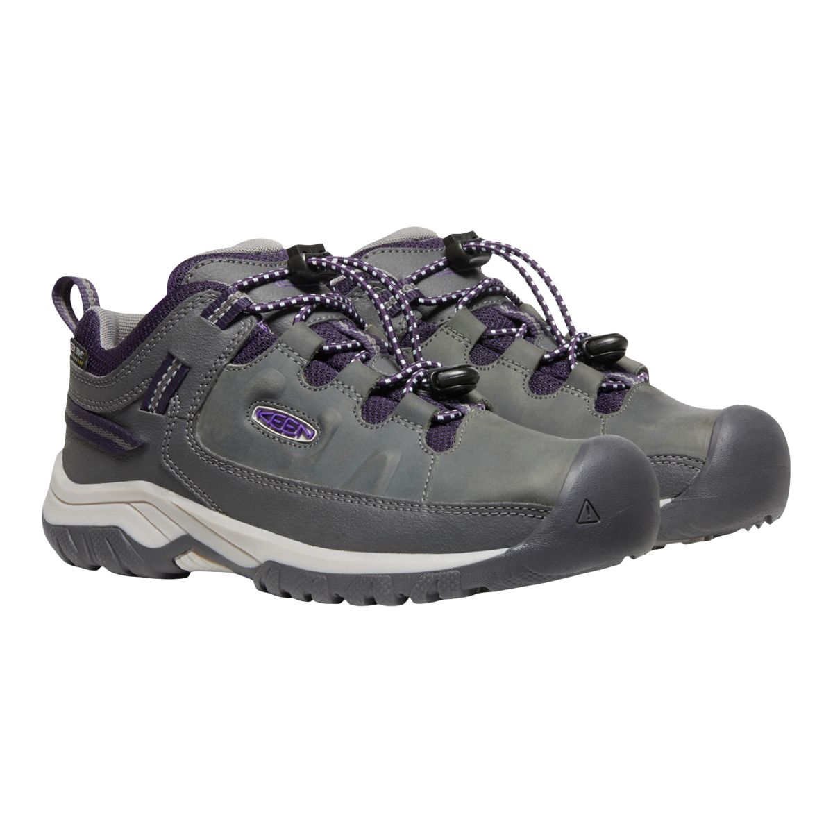KEEN Girls' Grade/Pre-School Targhee Low Waterproof Hiking Shoes