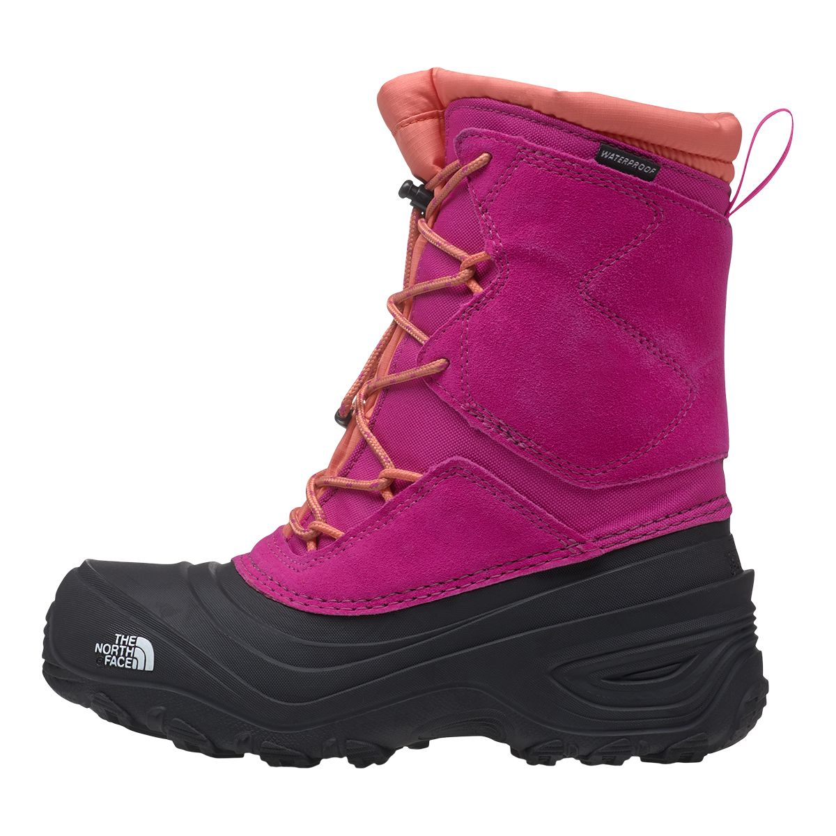 Pink north face outlet boots