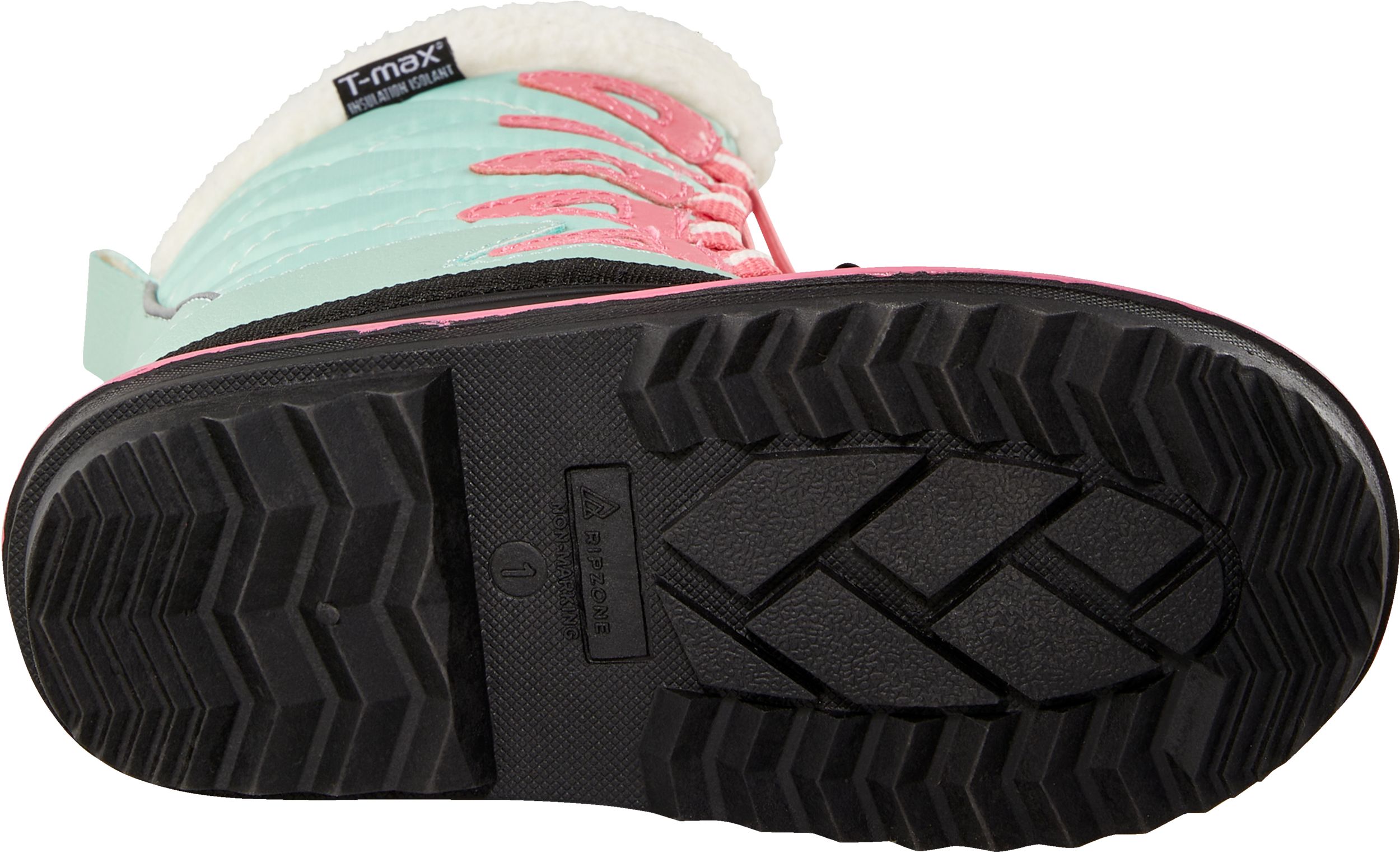 Ripzone Girls' Grade/Pre-School Icelynn Grayed Insulated Fleece-Lined Winter Boots