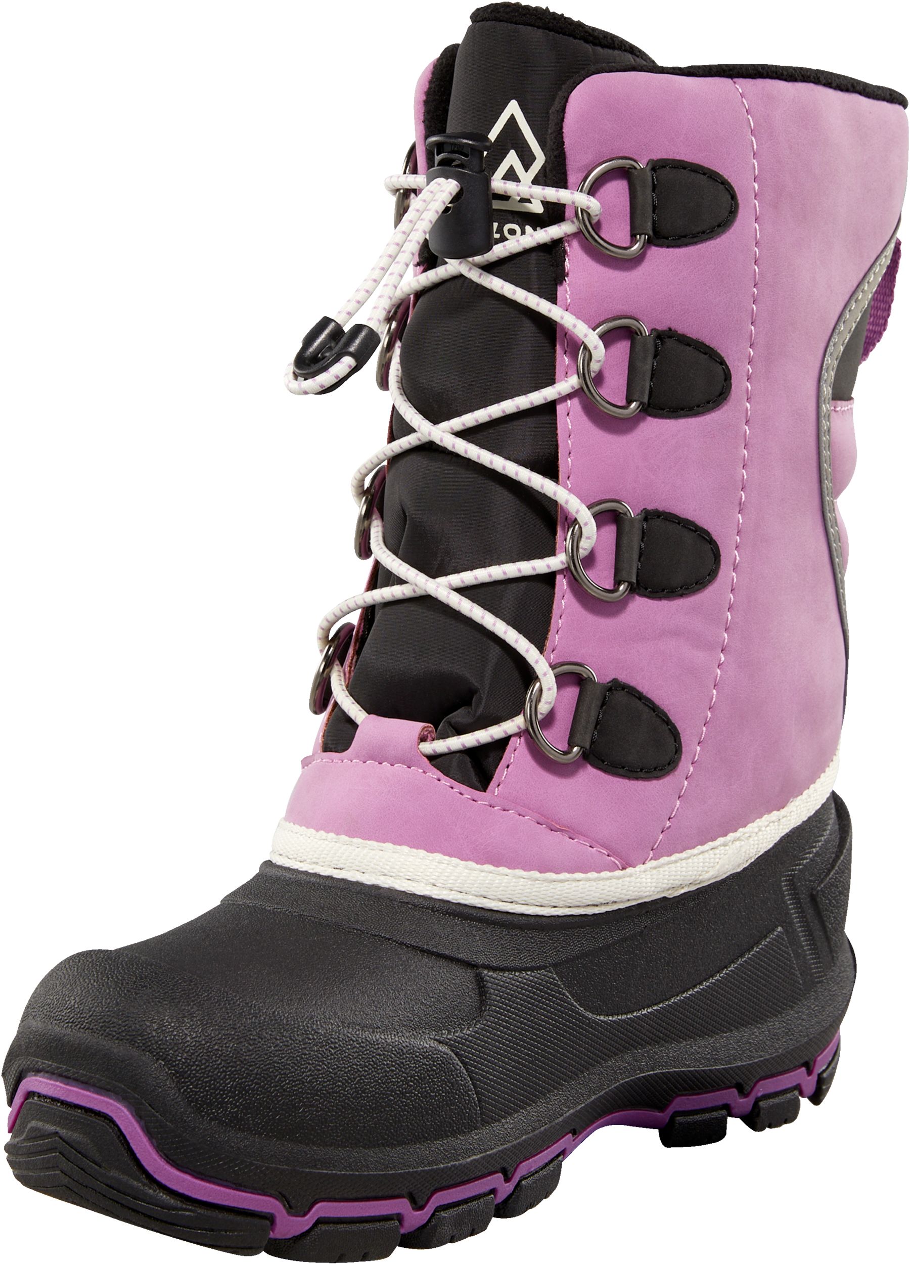 Ripzone Kids' Pre-School Whiteout Waterproof Insulated Fleece-Lined Winter Boots