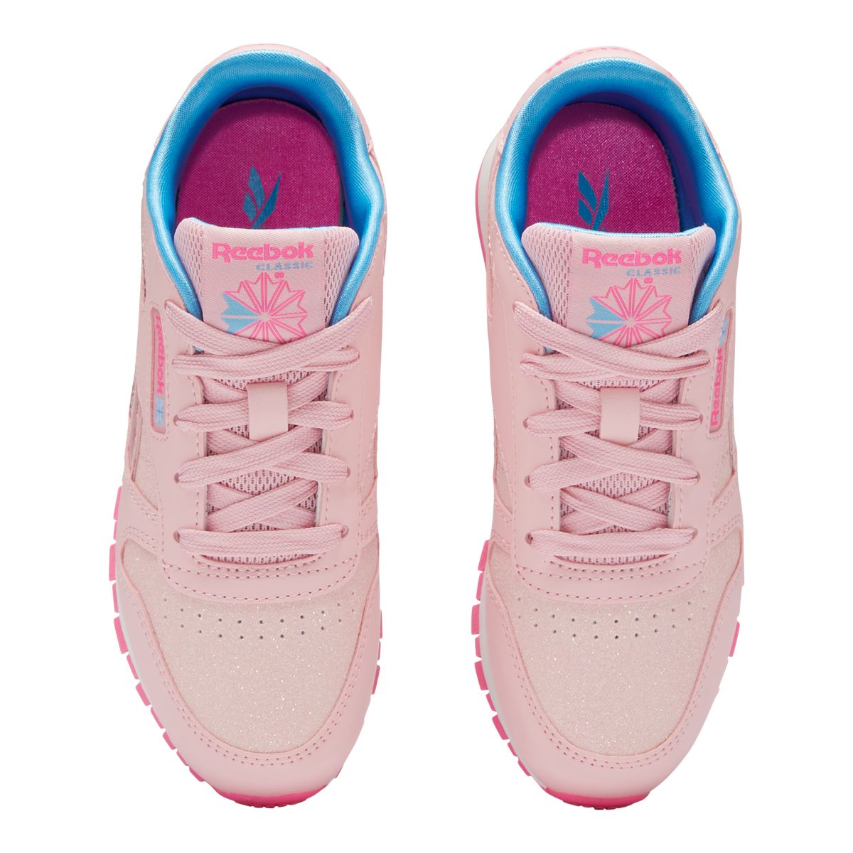 Reebok Girls' Pre-School Classic Leather STE Shoes