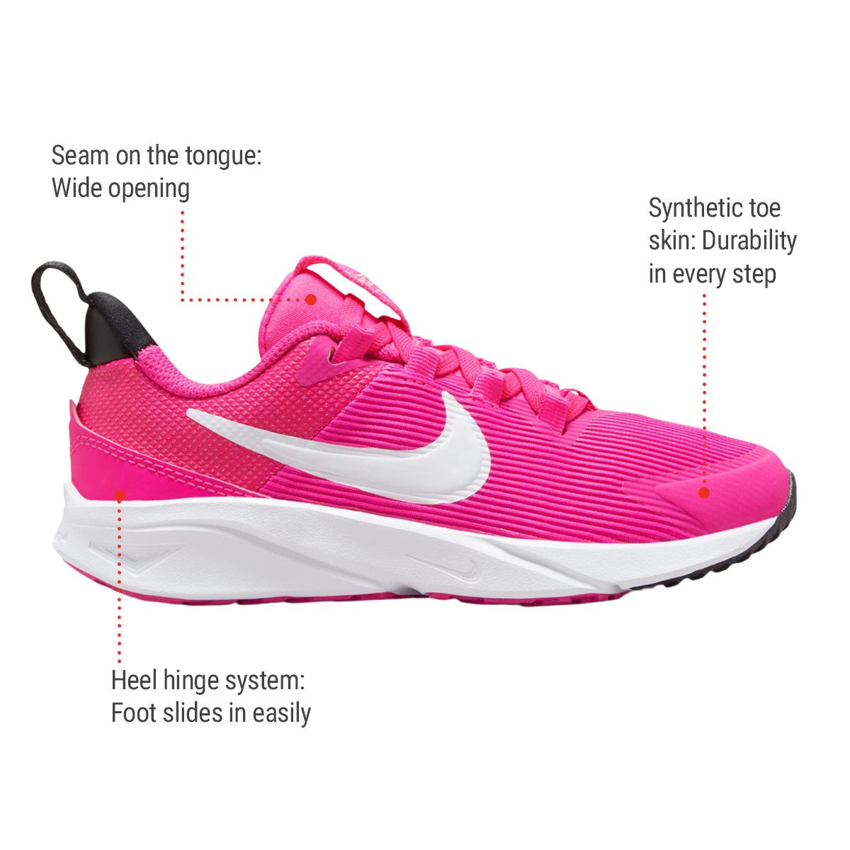 Nike Kids' Pre-School Star Runner 4 Running Shoes