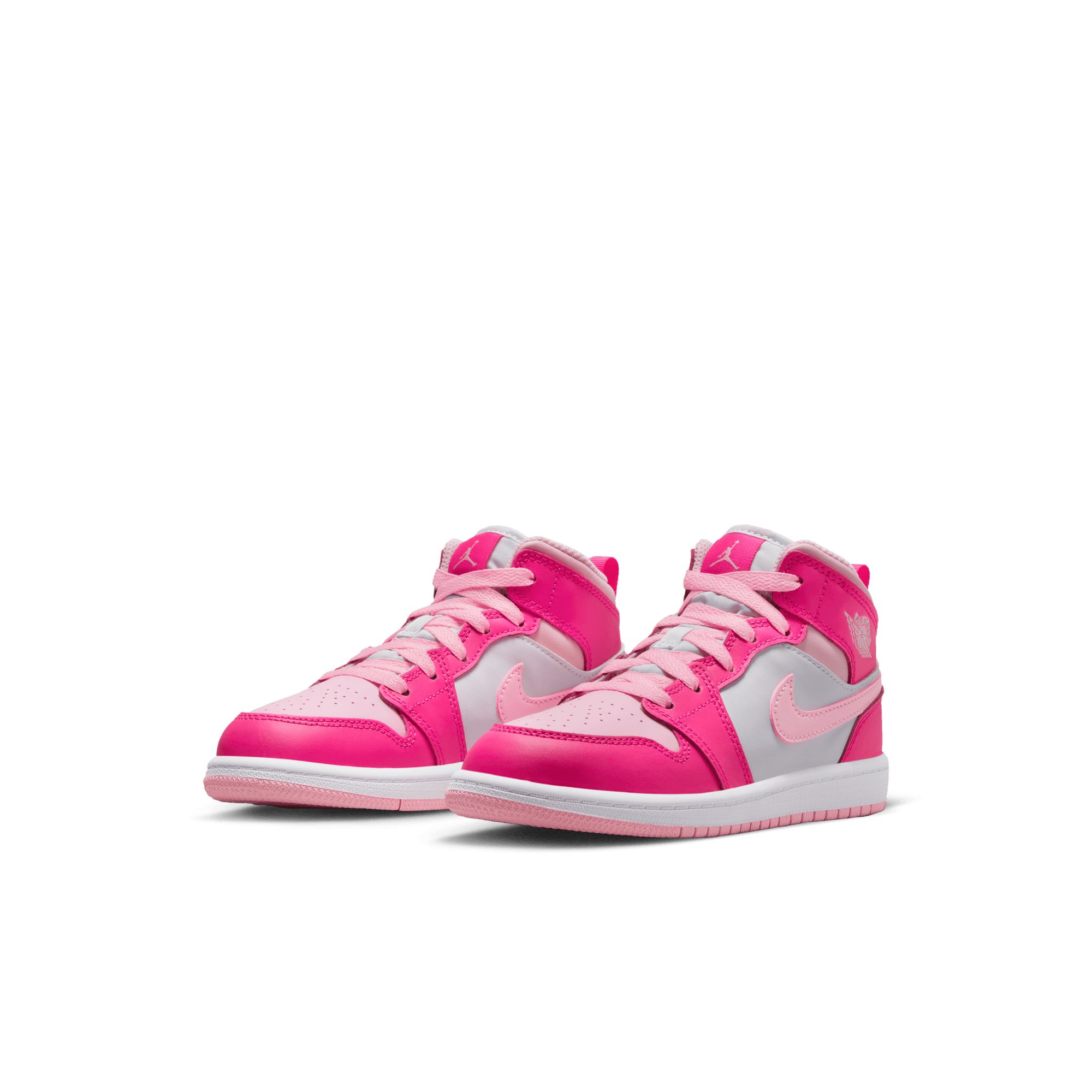 Nike Kids Pre-School Air Jordan 1 Mid Shoes, Sneakers