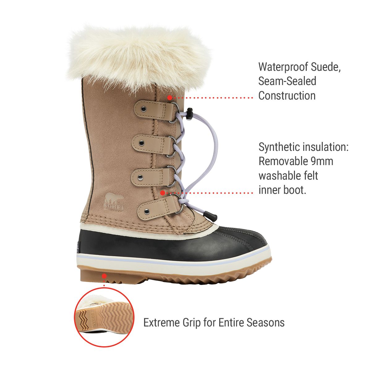 Sorel Kids' Joan Of Arctic™ Winter Boots