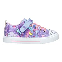 Skechers Girls' Twinkle Toes Twinkle Sparks - Unicorn Dreaming Shoes, Stretch Laces, Rhinestone Side_Right
