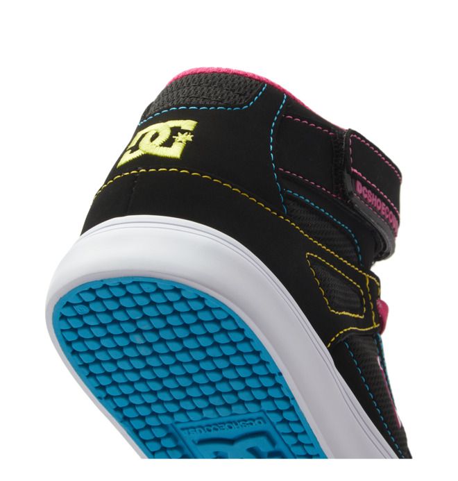 DC Kids' Grade School Pure High-Top Slip On Skate Shoes