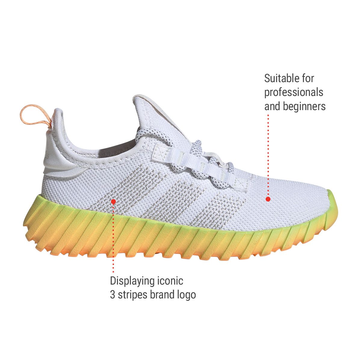 adidas Girls' Grade School Kaptir Flow Running shoes