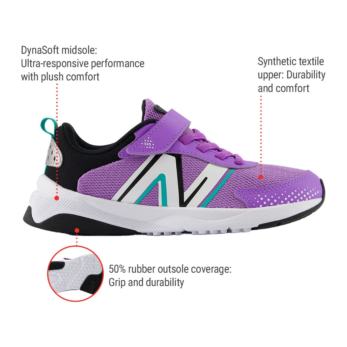 New Balance Kids' Pre-School 545 AC Running shoes