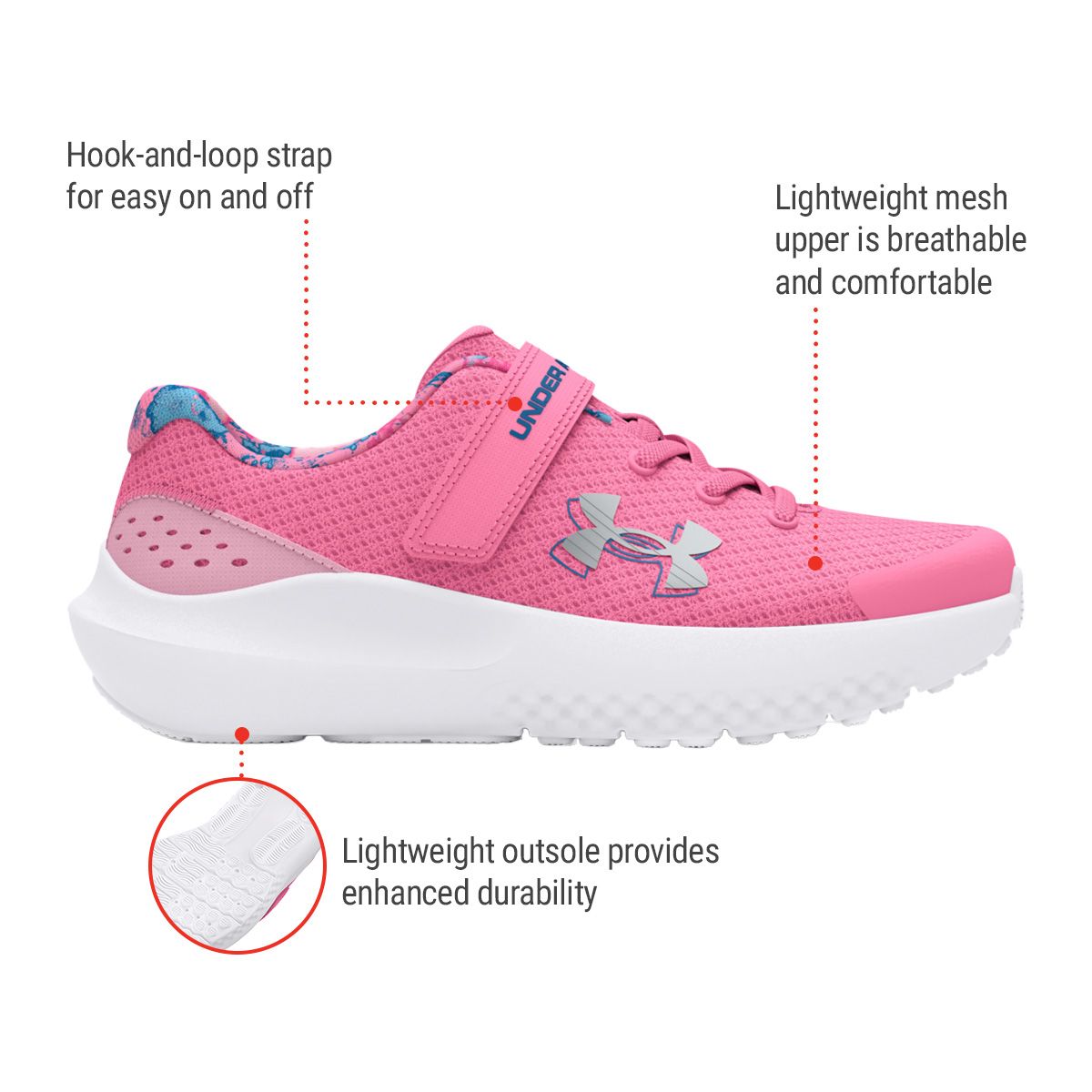 Under Armour Kids' Pre-School Surge 4 AC Running Shoes