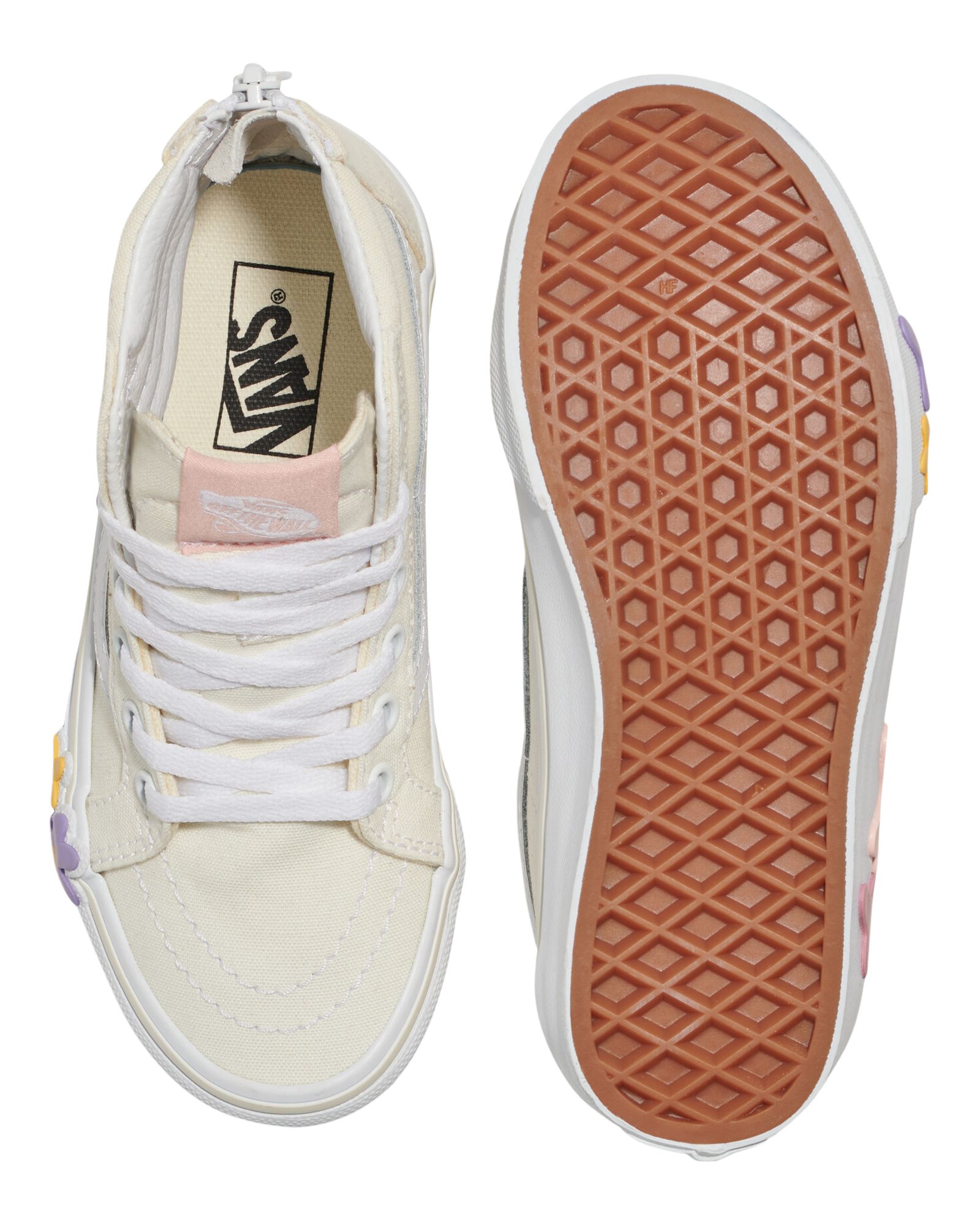 Vans Kids' SK8-Hi Heel Zipper Skate Shoes