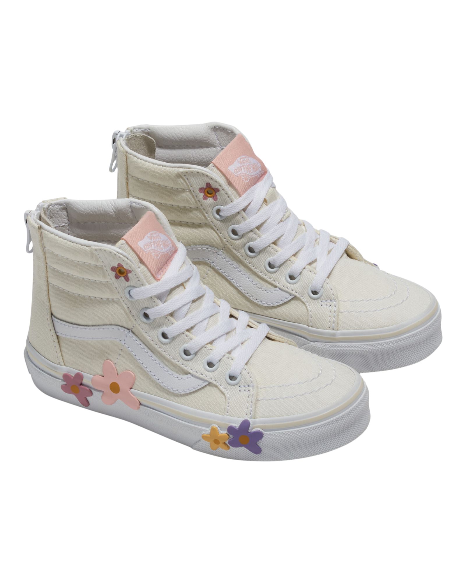 Vans Kids' SK8-Hi Heel Zipper Skate Shoes