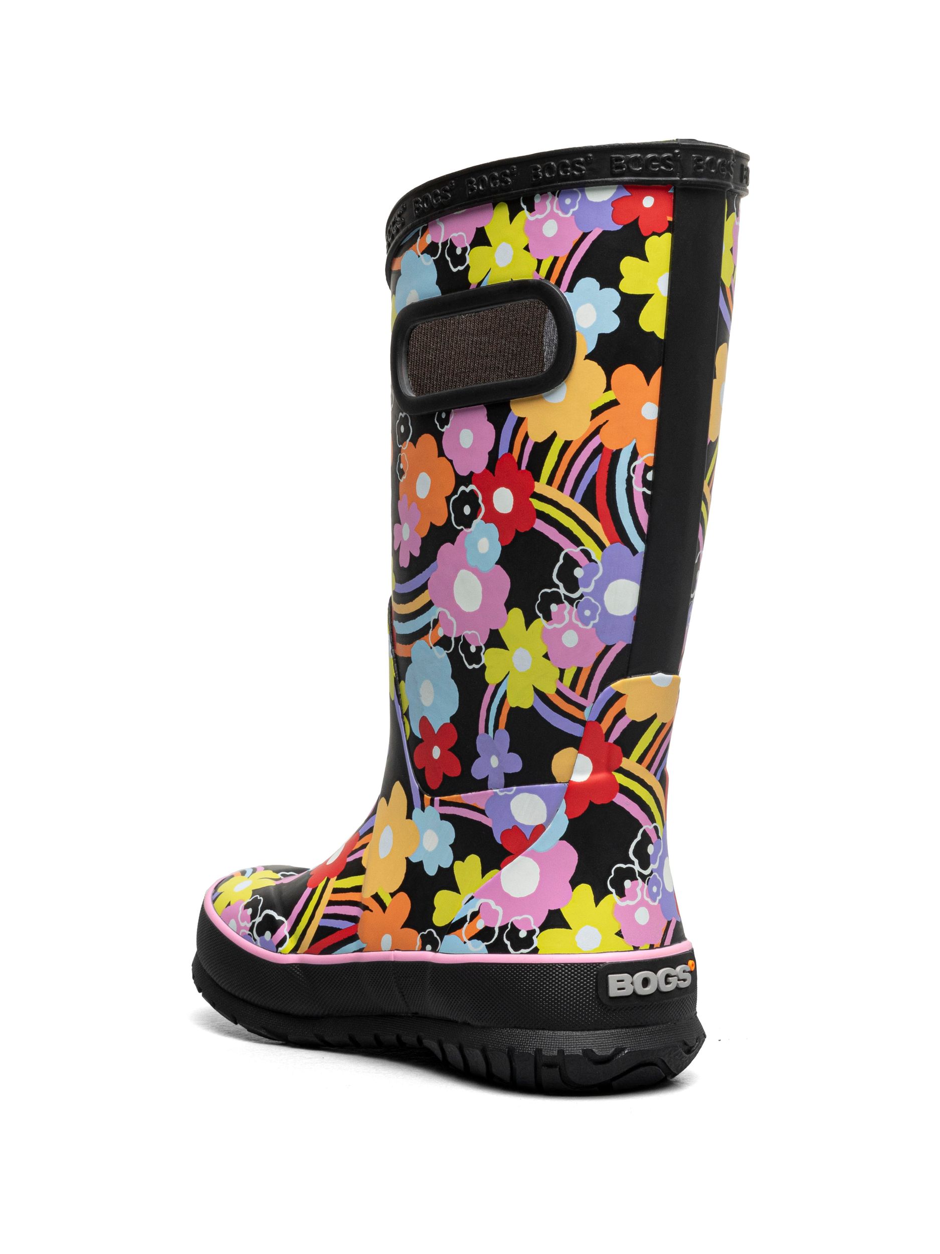 BOGS Kids' Rainbow Flower Rain boots