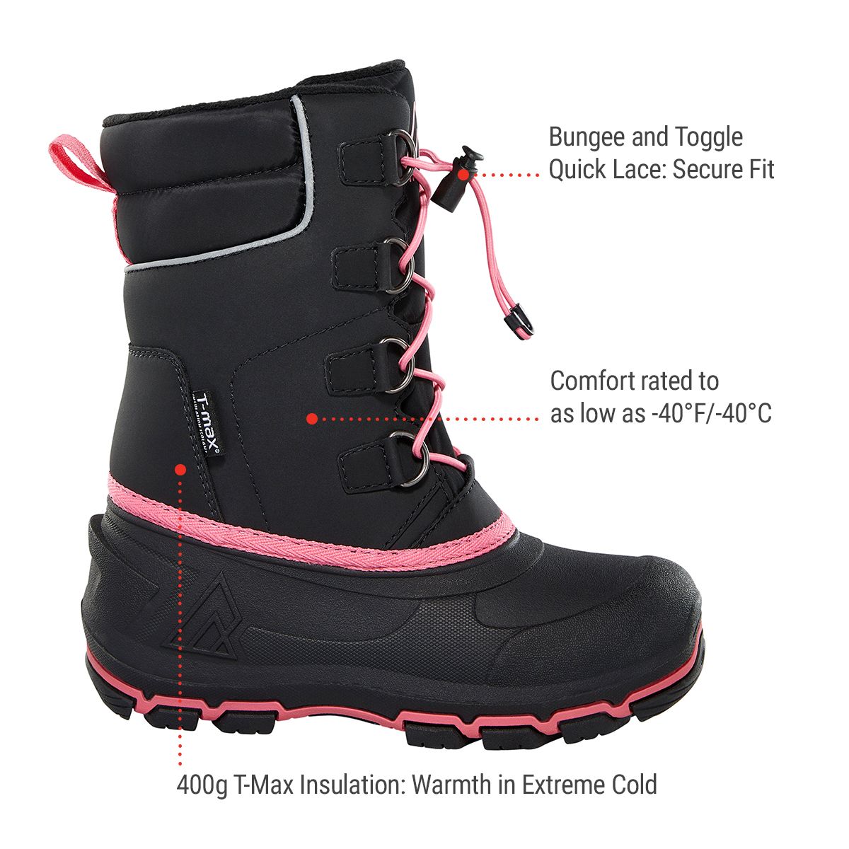 Ripzone Kids' Grade/Pre-School SubZero Shell Boots