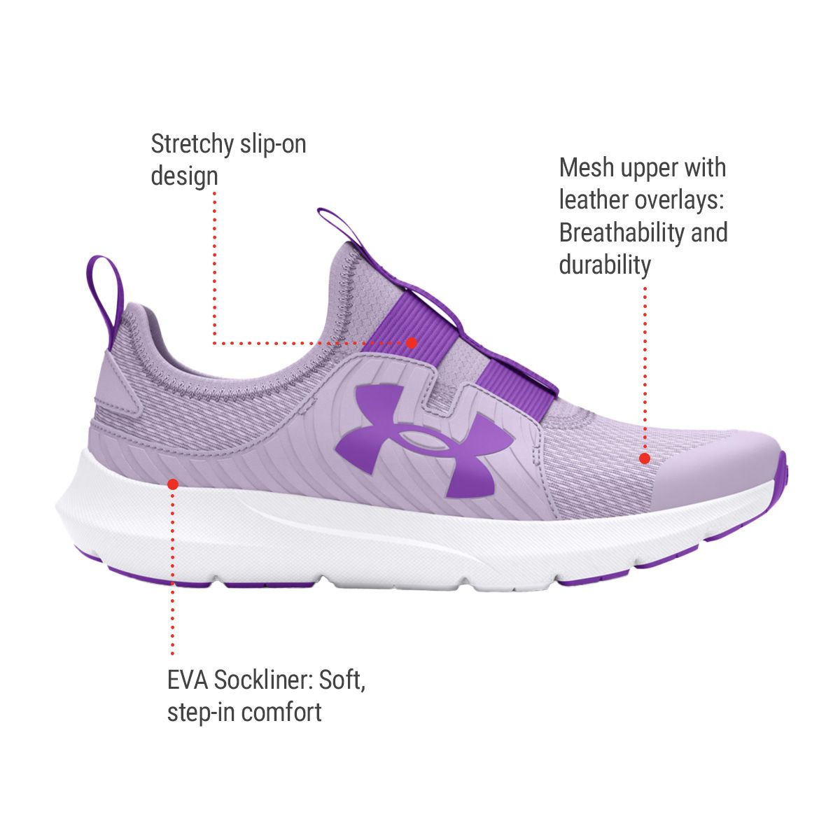 Under Armour Kids' Grade School Outhustle 2 Running Shoes